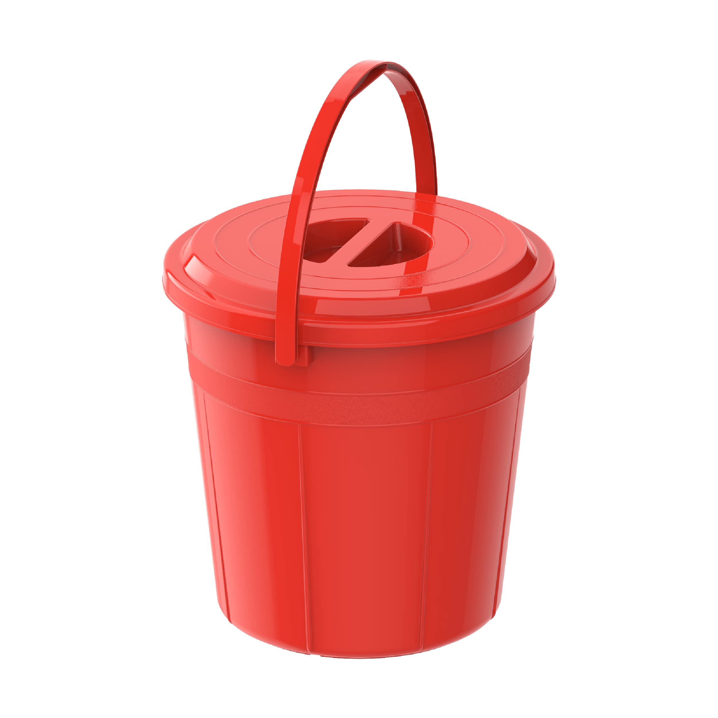 CosmoplastDX 15L Round Plastic Bucket With Lid