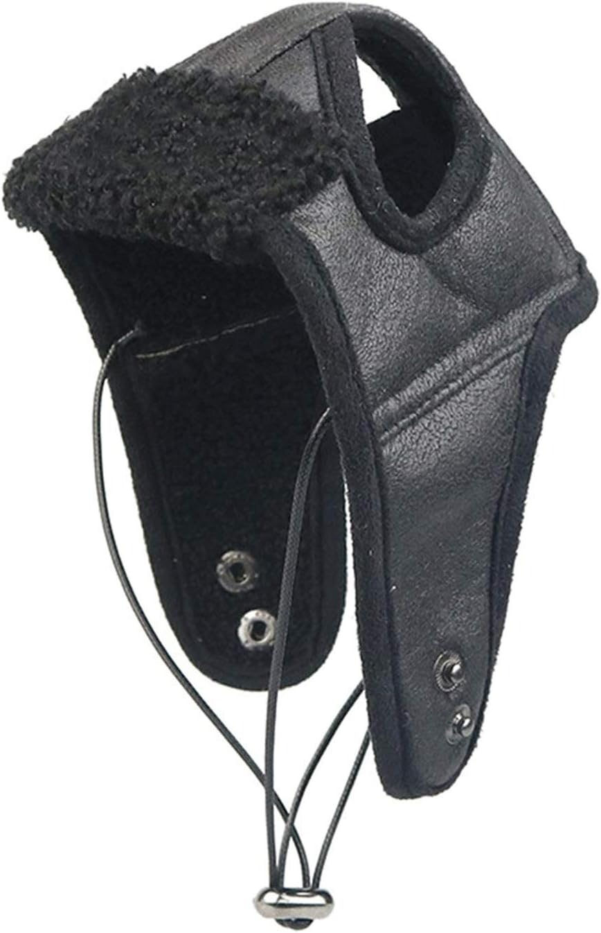 Outdoor hat Pet Hat Aviator Hat Pet Dog Aviator Hat Warm Hat Disguise Hat Black Teddy Hat Outdoor Hat Sun Protection Summer Cap Sun Shade Hat Outdoor Sunbonnet Pet Cap (Large)