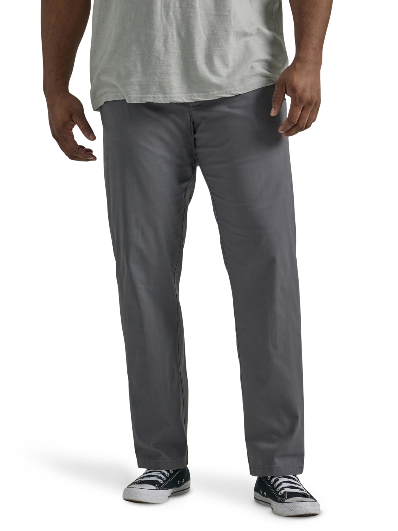 Lee Mens Big & Tall Extreme Motion Flat Front Regular Straight Pant