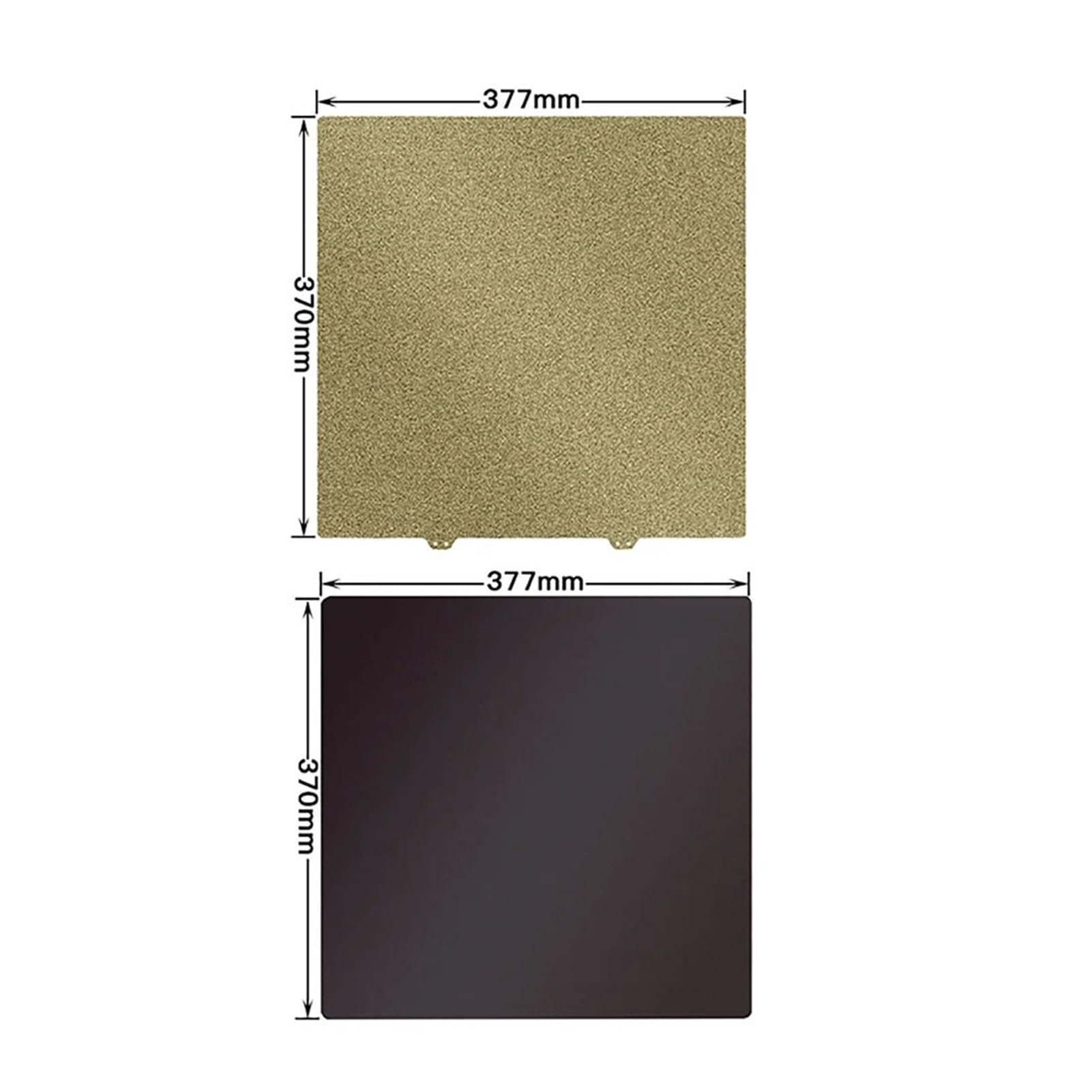 Foglio CPM for lastra di stampa PEI oro 1pc con adesivo magnetico 377x370mm for accessori for stampante 3D Ender-5 Plus