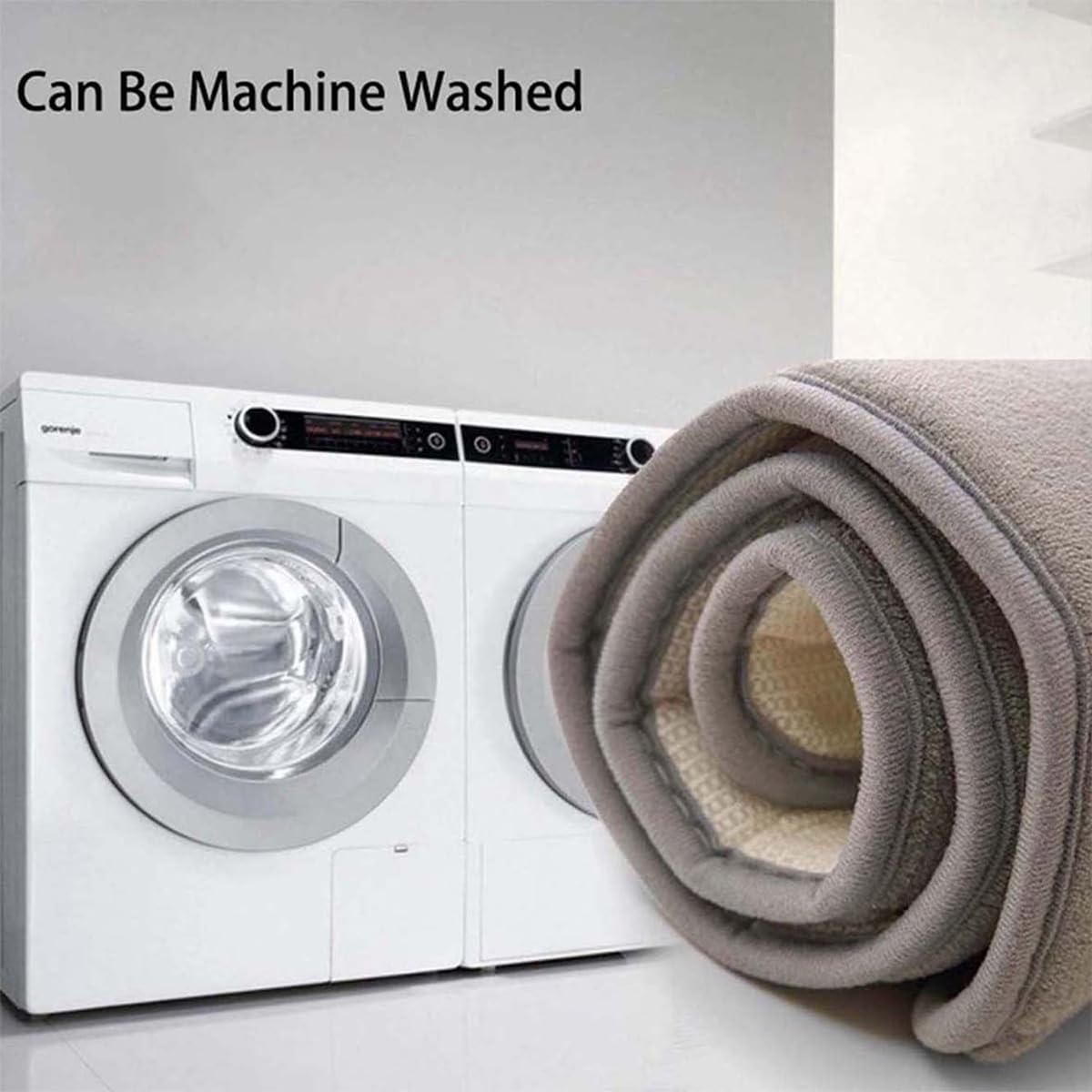 Extra weiche Memory Foam Badematte - Rutschfester, saugfähiger, schnell trocknender Teppich für Haus & Küche 100x200 cm Lila - Bequeme Badezimmer-Bodenmatte