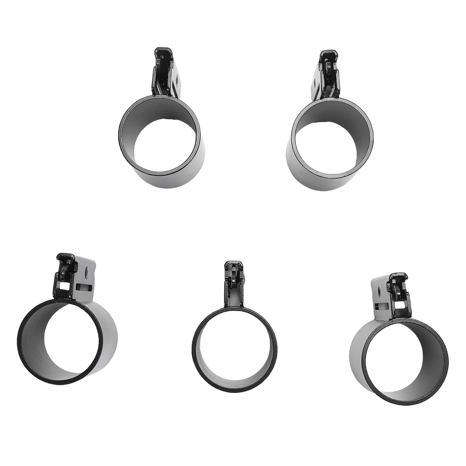 Domary 5PCS E Track Tool Hangers Durable and Weatherproof for Storing Rakes