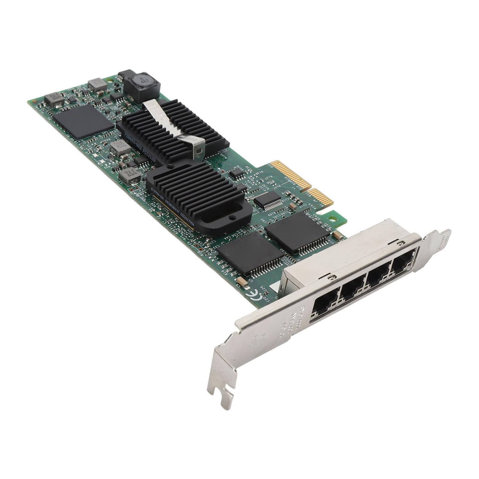Scheda di Rete Gigabit PCIe Ad Alte Prestazioni con 4 Porte RJ45, velocità Adattiva per PC Server e Desktop, Materiale PCB