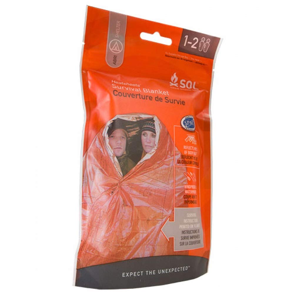 SURVIVE OUTDOORS LONGER® (SOL) Heatsheet Emergency Blanket XL 2 Man
