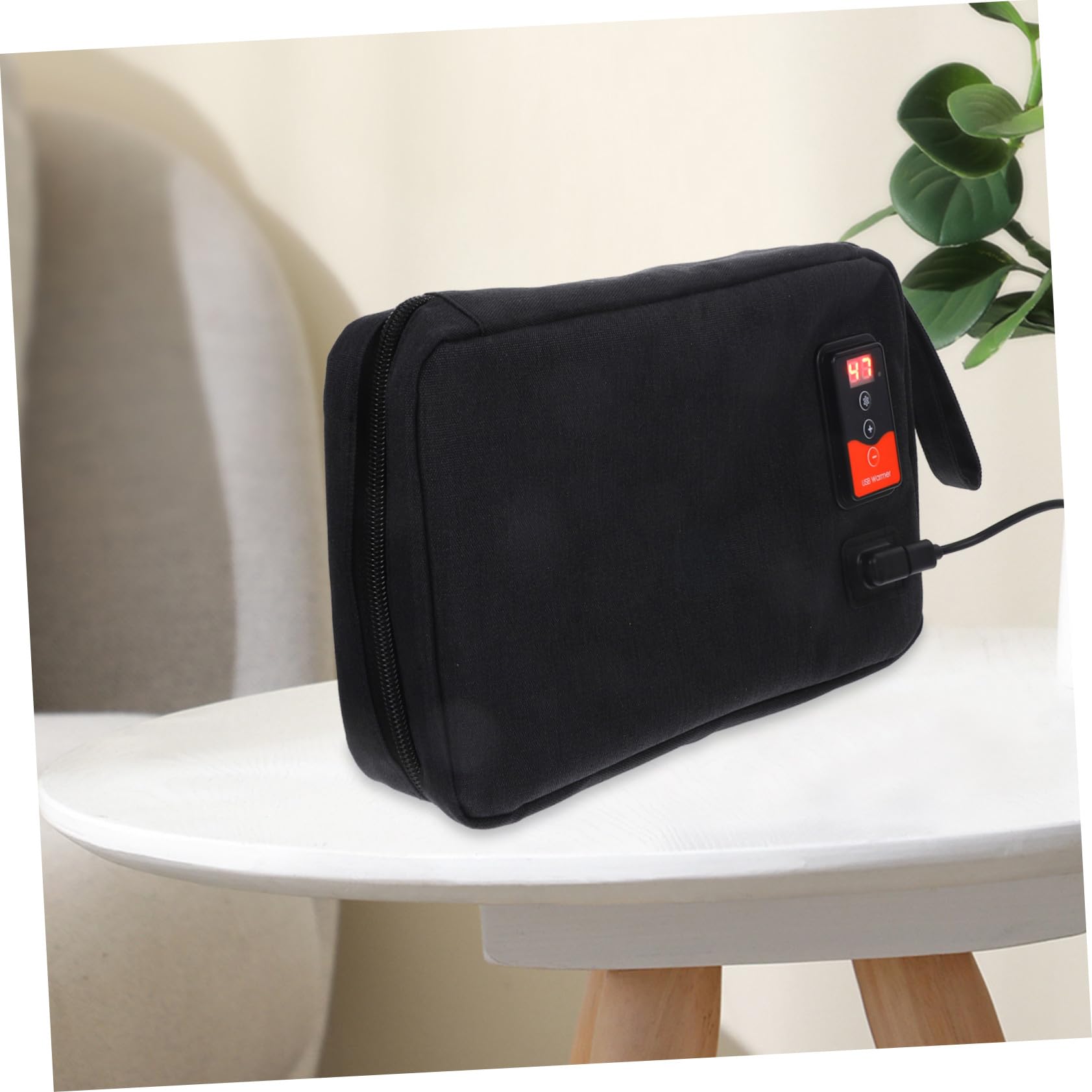 Alipis Calentador de Toallitas Húmedas y Temperatura Ajustable para Ñiño Portátil Capacidad para 80 Toallitas Carga USB Adecuado para Uso Interior y Exterior