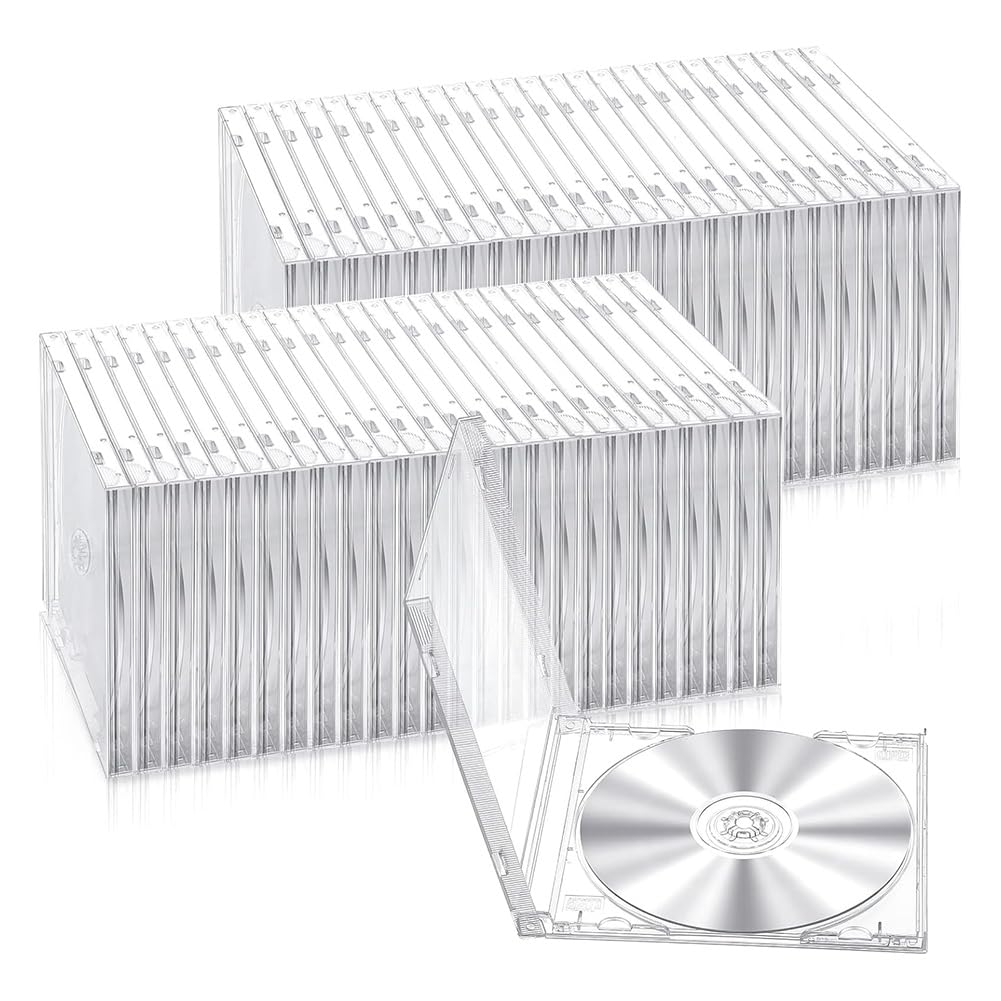 UDSKNV[KSL CD Packaging Box Album Storage Box DVD Cover Protection Replacement DVD Case for Protection Replacement