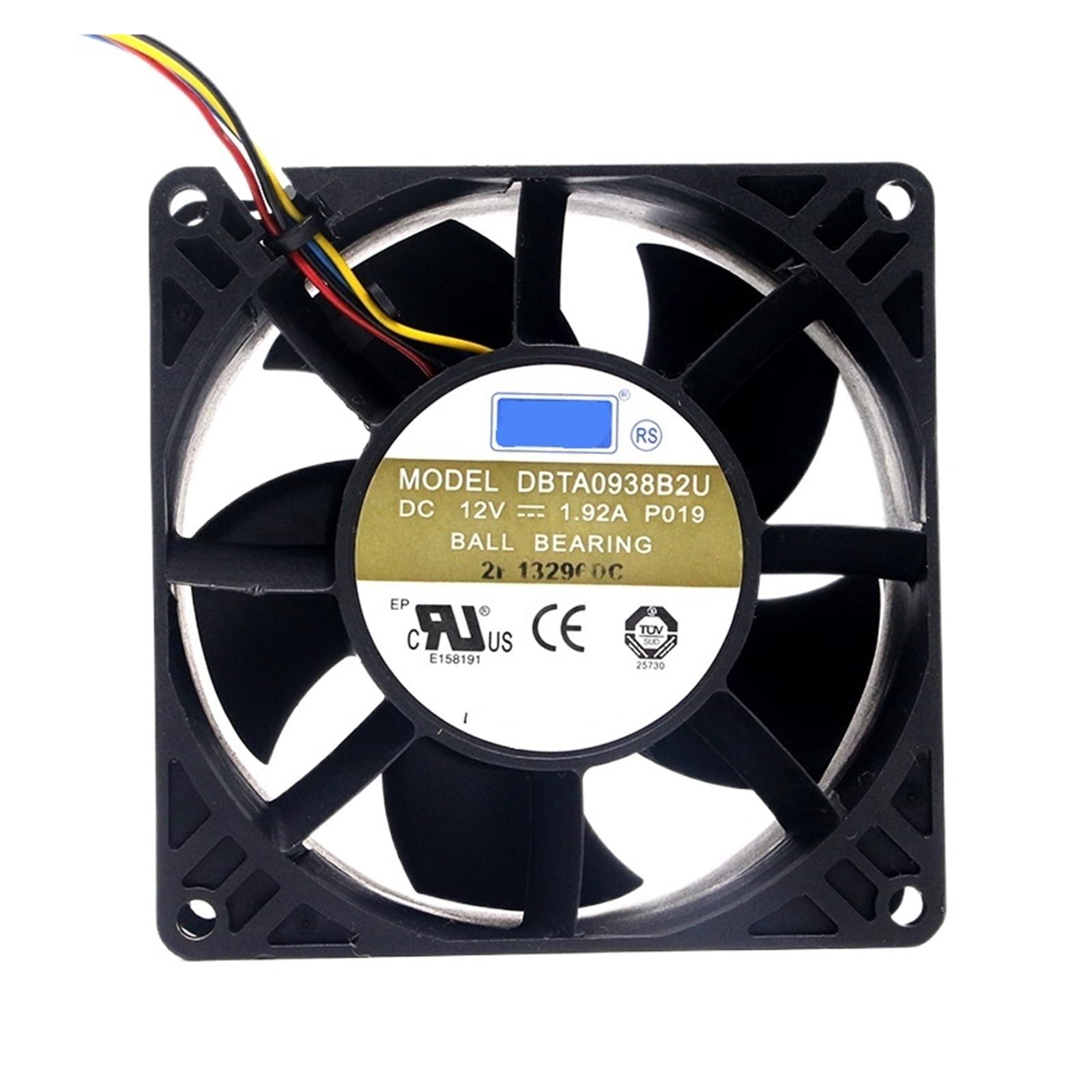 YUSKICCNE DBTA0938B2U 92mm 90mm Fan 9038 12V 1.92A Fan 90x90x38mm 4-Wire