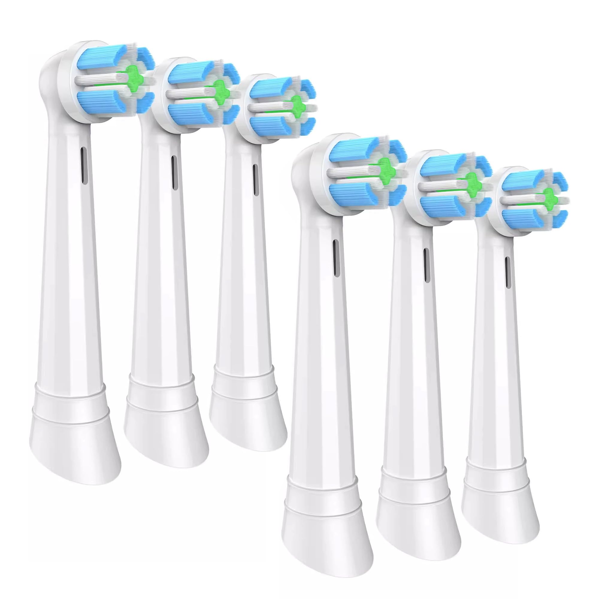 IO Replacement Brush Heads Compatible with Oral B iO Series 2-10 Electric Toothbrushes White 6 PCS
