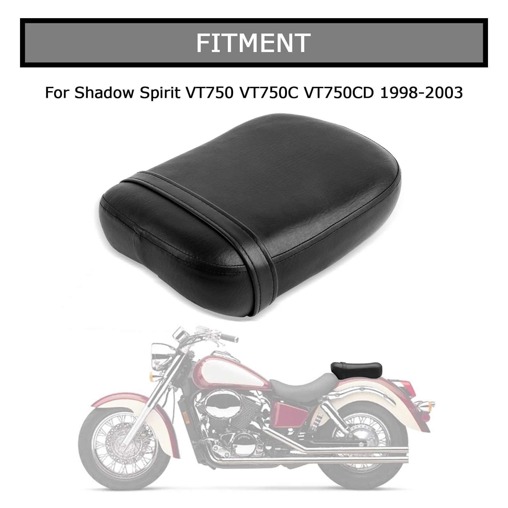 Amazon | バイクシート リアシート パッセンジャー用 ベース付き 適合