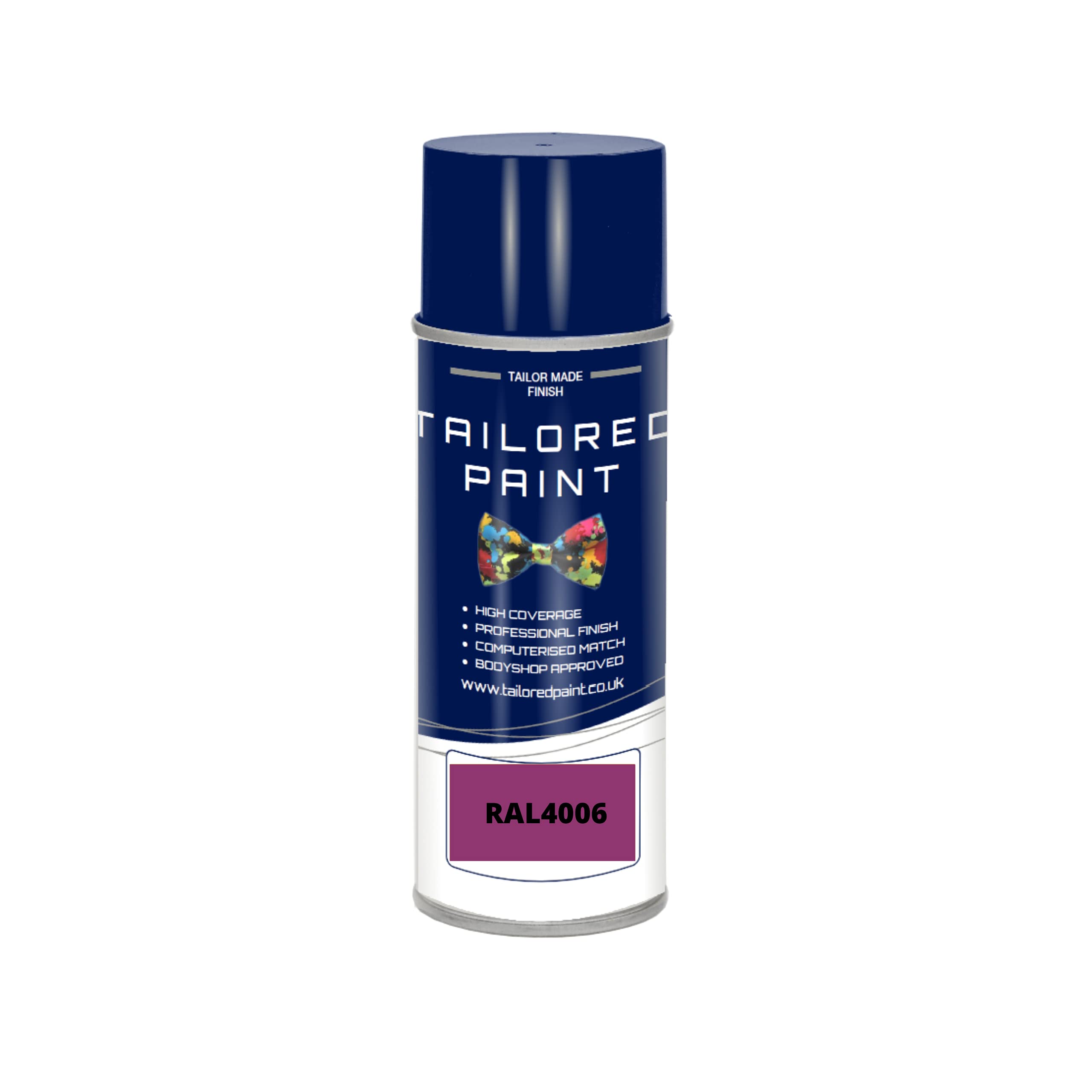 RAL 4006 Traffic Purple Gloss Enamel Aerosol Paint Can Paint For Wood, Metal, Plastic, PVC, UPVC, Fascia Boards - Indoor & Outdoor