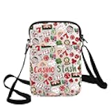 Casino Gambling Crossbody Bag - Lover Gift Stash Shoulder Bag Lucky Merch