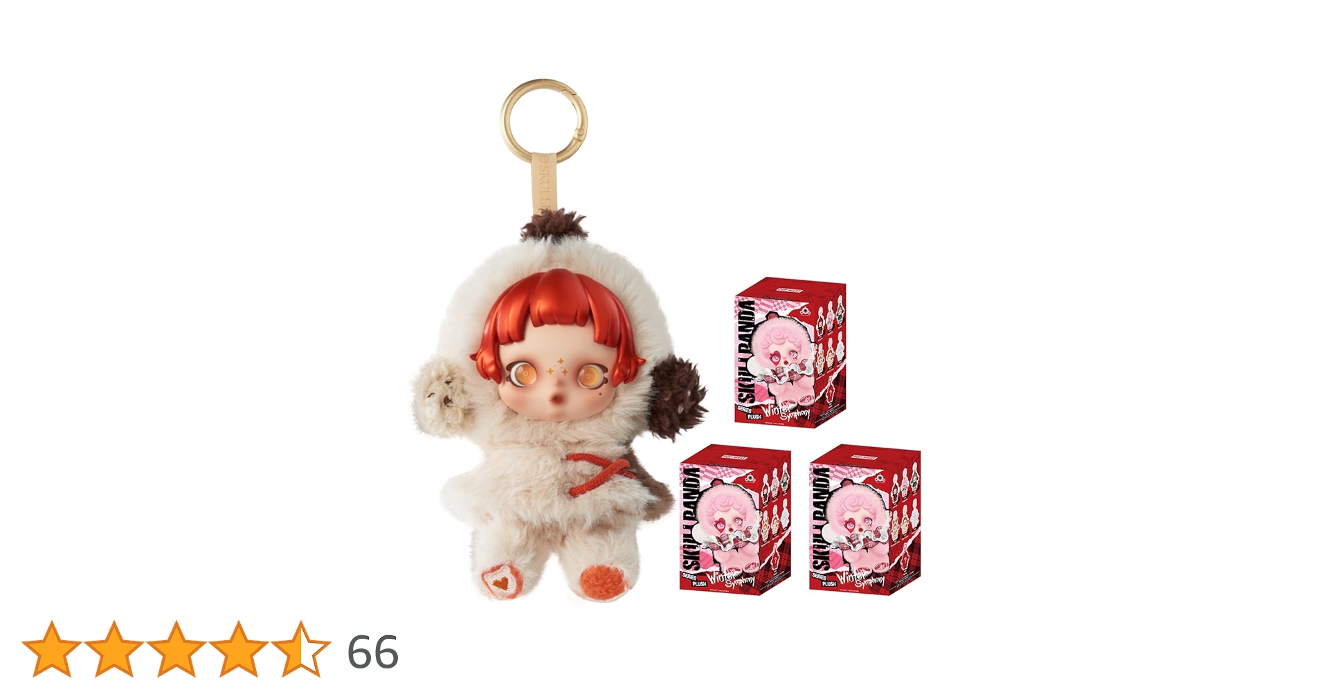POP MART ポップマート SKULLPANDA ぬいぐるみペンダント 3体 Amazon.co.jp: POP MART SKULLPANDA Winter Symphony シリーズ
