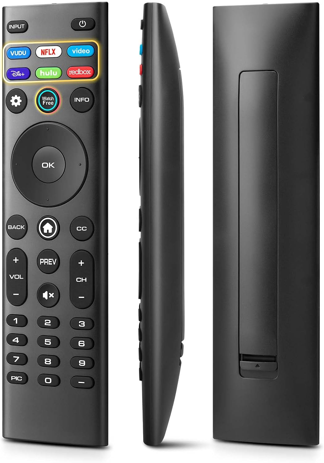 New Universal XRT140 Remote Control for VIZIO Smart TV, Replacement for XRT136 XRT260 XRT270, Compatible with VIZIO D‑Series E‑Series M‑Series P‑Series V‑Series PX‑Series SmartCast TVs