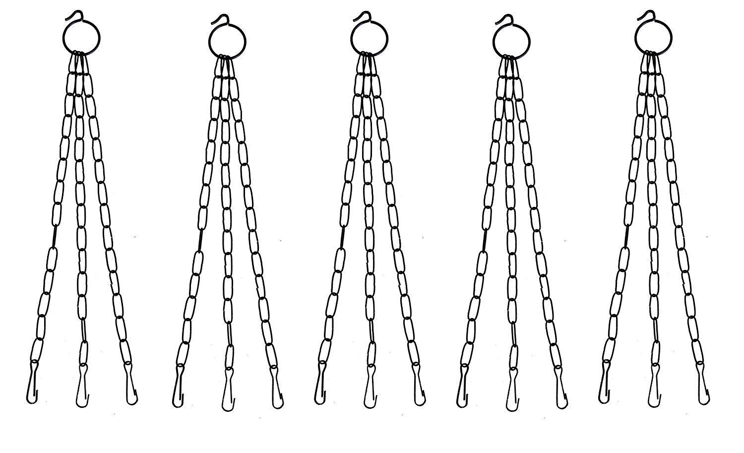 Kalfo Metal Chain for Hanging Pots and Hanging Baskets (Size – 15 Inches, Set of 5 Chains) (B09HNX3Z2S) Amazon Price History, Amazon Price Tracker