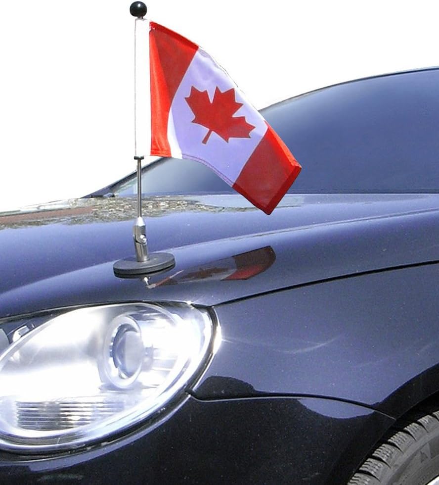 Magnetic Bonnet Car Flag Diplomat-1 Canada