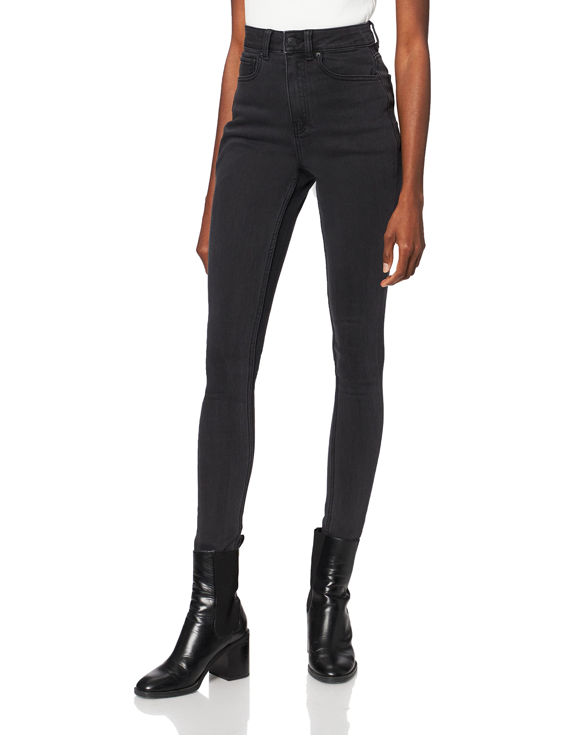 JJXX Jack & Jones Women's JXVIENNA Skinny HW NS1006 NOOS Jeans, Black Denim, XS/32