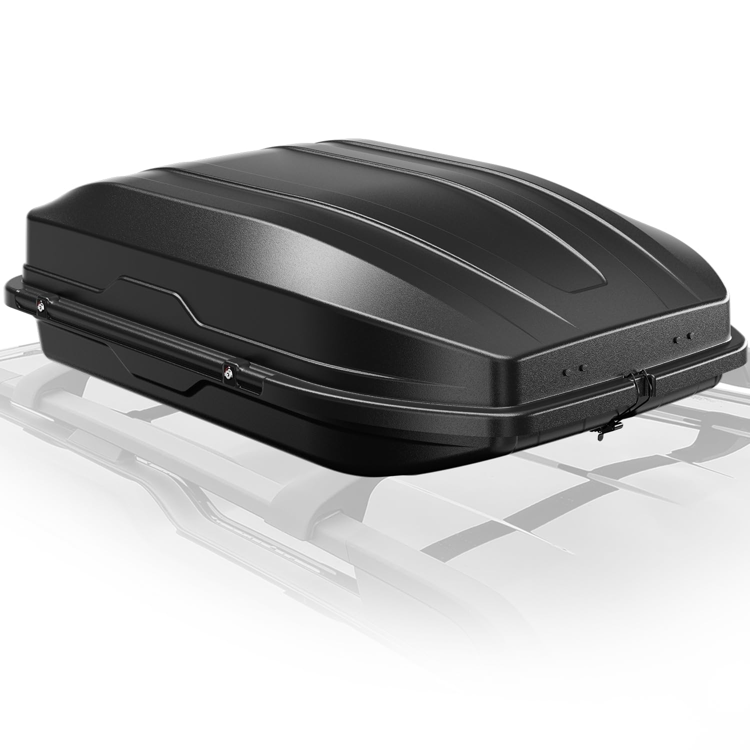 Auto Dynasty Hard Shell Roof Top Mount Cargo Carrier Travel Luggage Box