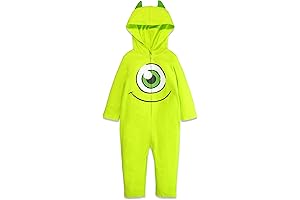Pixar Monsters Inc. Mike Baby Zip Up Cosplay Coverall Newborn to Little Kid