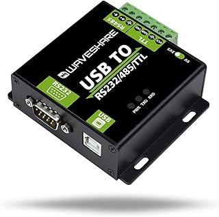 LUCKFOX Industrial Digital Isolated USB Converter, Waveshare USB to RS232/485/TTL, High Speed & Stable Transmission, for Multiple Devices, Compatible with Mac/Linux/Android/Windows 11/10/8.1/8/7