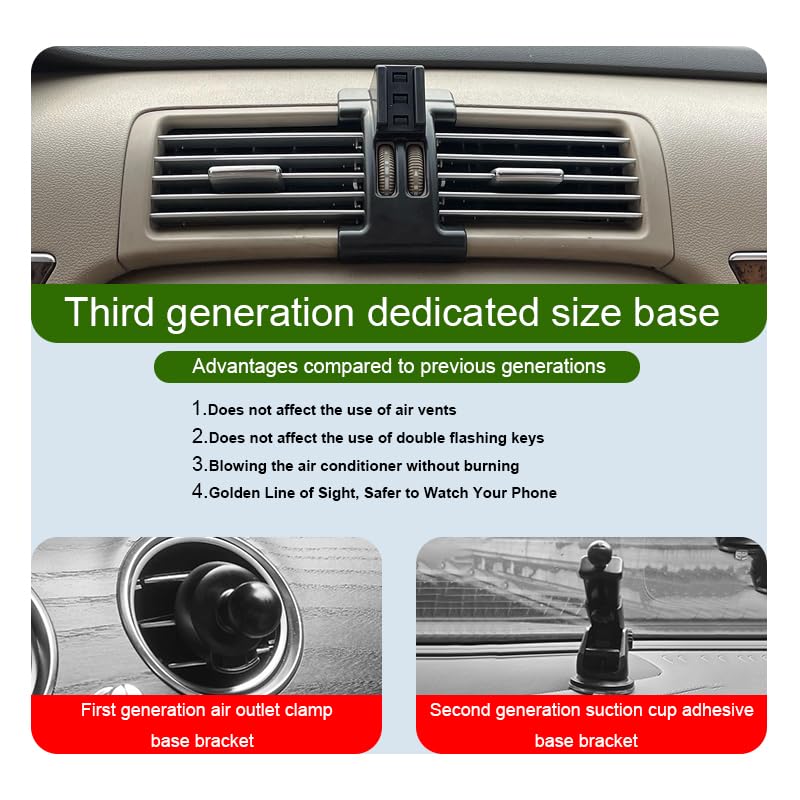 Car Phone Holder for Mercedes-Benz R-Class Auto Accessories [Only for 2006-2012 Benz R Class] [Auto Lock Hands Free Cell Phone Mount Car fits for iPhone & All Smartphones]