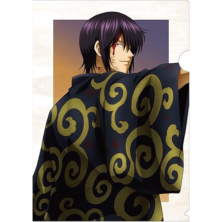 Amazon 銀魂 描き下ろしイラスト 高杉晋助 戦う背中ver クリアファイル アニメ 萌えグッズ 通販