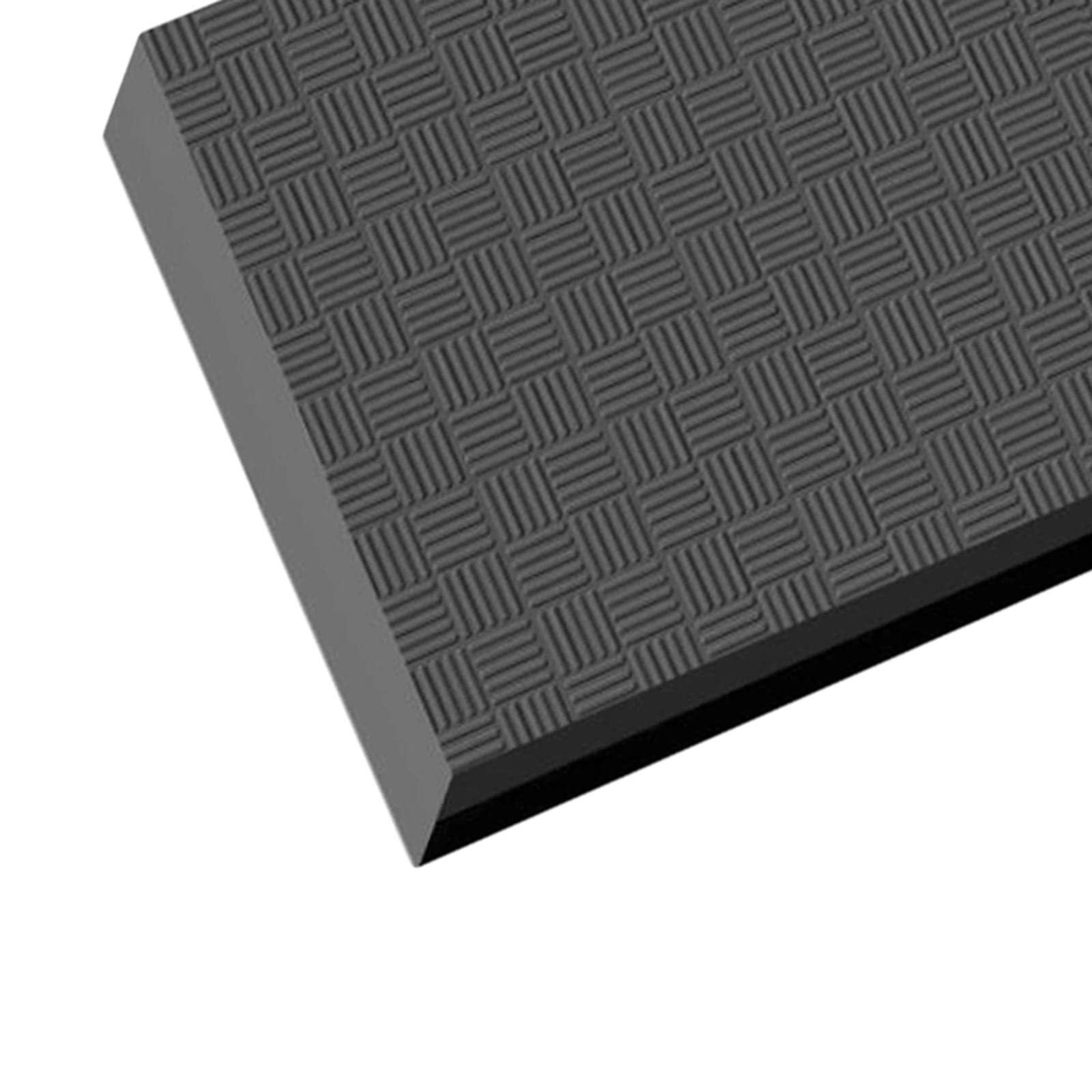 CAQYPVH Balance Pads Knee Ankle Cushion Board, Home Gym Equipment Fitness EVA Nonslip Exercise Mat for Dancing, Physical, Work, Kids Adult, Black 48x19x4cm