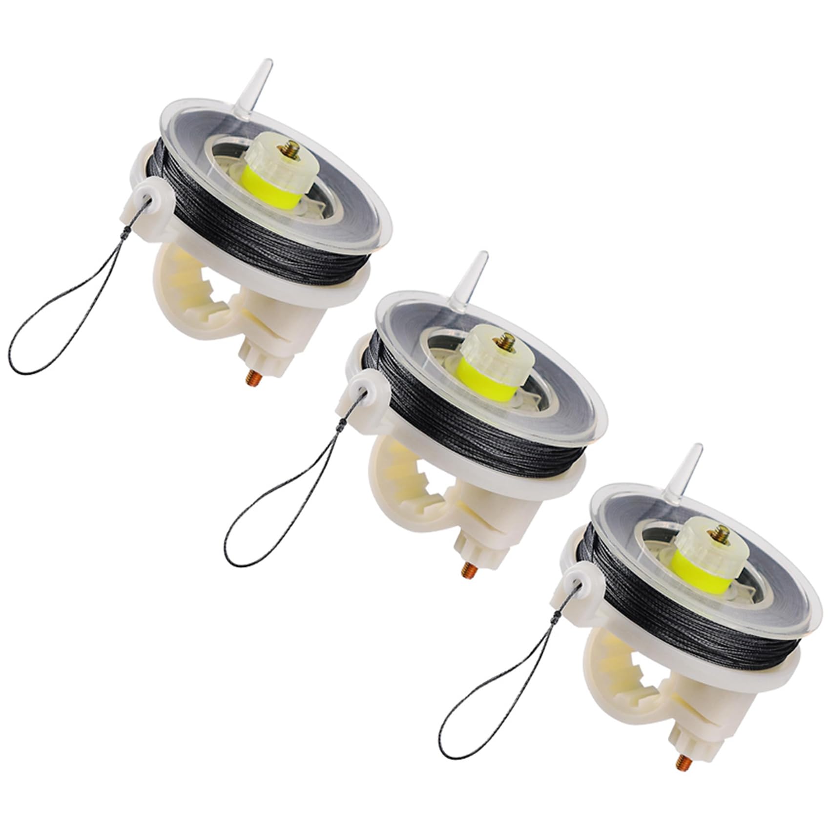 Jnchdghwa As Shown 3 Pcs Trip Wire On Reusable Reel (85Ft),Trip Wire For Perimeter Trip Alarm 12 Gauge And Trip Wire Alarm