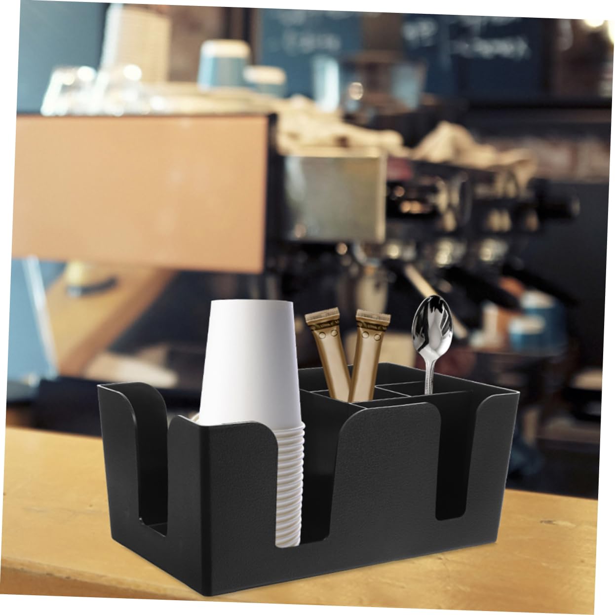 VOSAREA 2pièces Boîte De Rangement Compartimentée Pour Sachets De Thé Et Café Organisateur De Comptoir Et Bureau Design Épuré