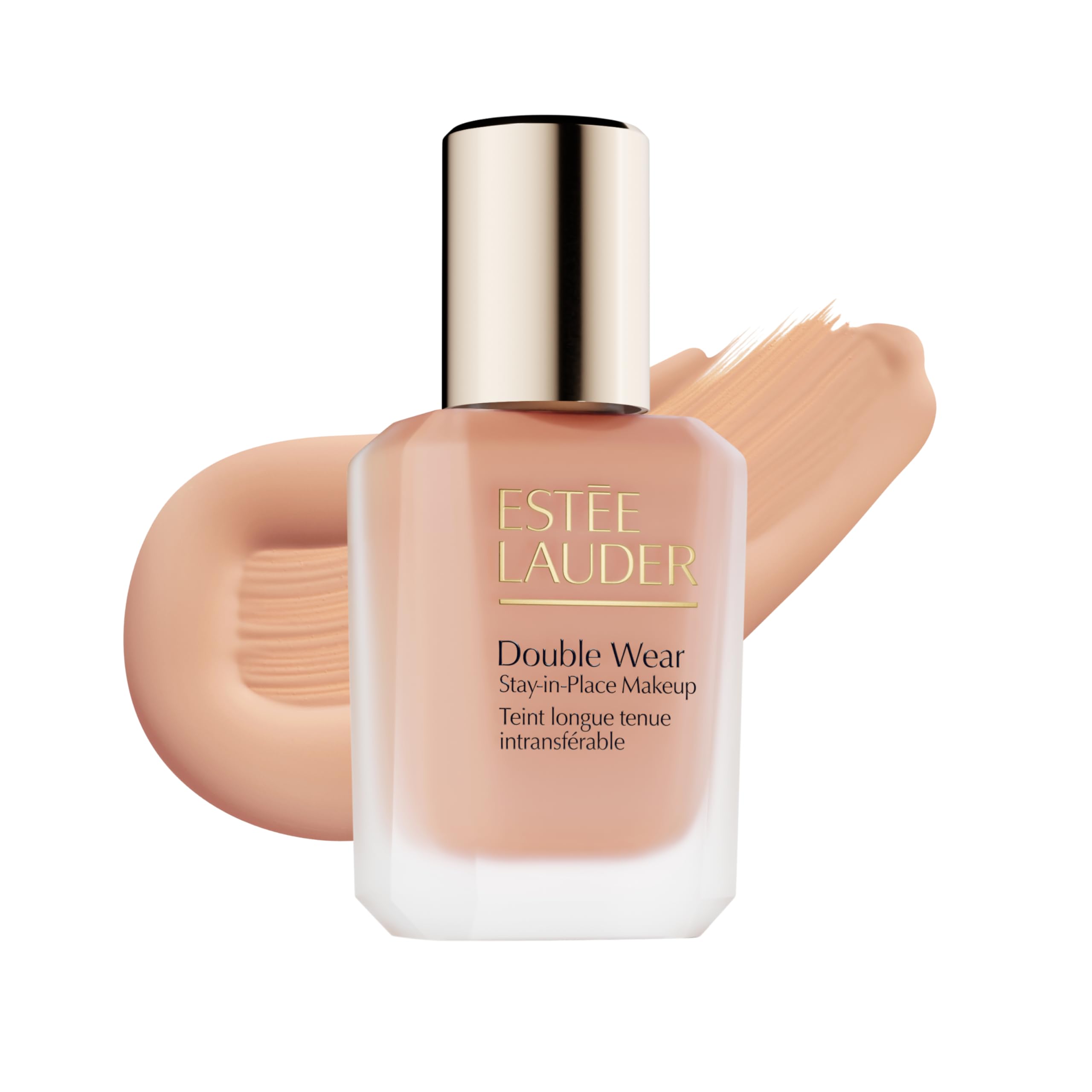 Estée Lauder Double Wear Stay-in-Place Foundation Makeup | 36-Hour Long-Wear Oil-Free Liquid Matte Foundation | Hydrating, Breathable, Buildable | New Formula, 1 Fl Oz, 3C2 Pebble