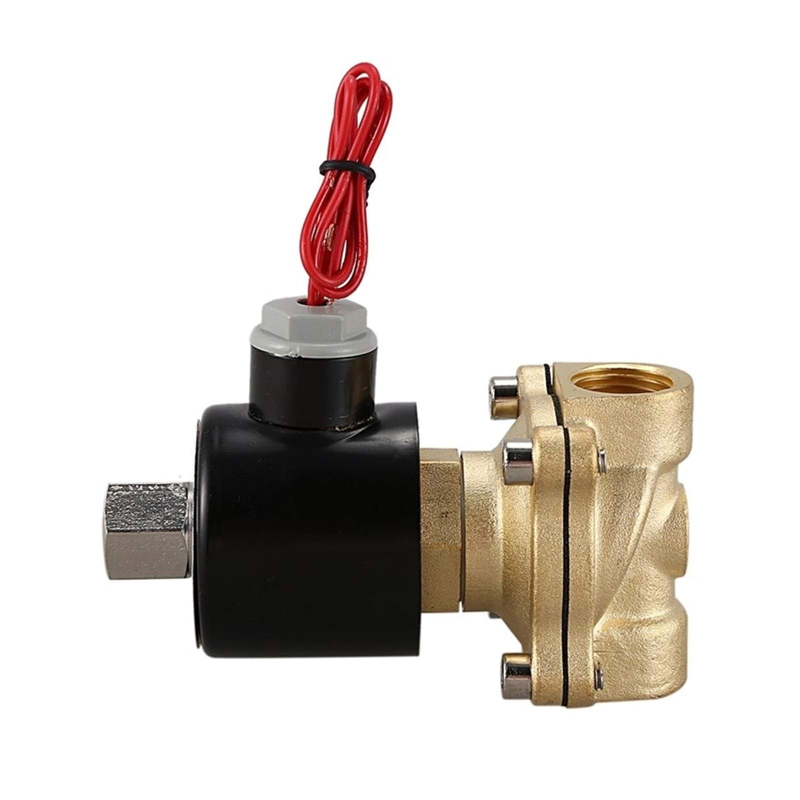 Normalmente abiertas N/O Latón válvula solenoide eléctrico 220V neumática de agua Petróleo y Gas Componente de tubería