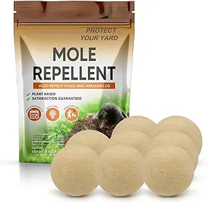 Mole Repellent for Lawns, Gopher Repellent Outdoor, Moles Control, Vole Repellant Groundhog Repellant for Your Lawn and Garden (0.93 Ounce (Pack of 8))