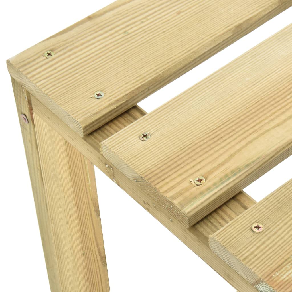 vidaXL Sgabelli da Bar da Giardino 2 pz in Legno di Pino Impregnato