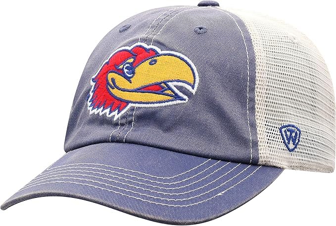 Collegiate Hats - Fitted Caps Adjustable Hats and Snapbacks Available, Kansas Vintage, One size โ image 1