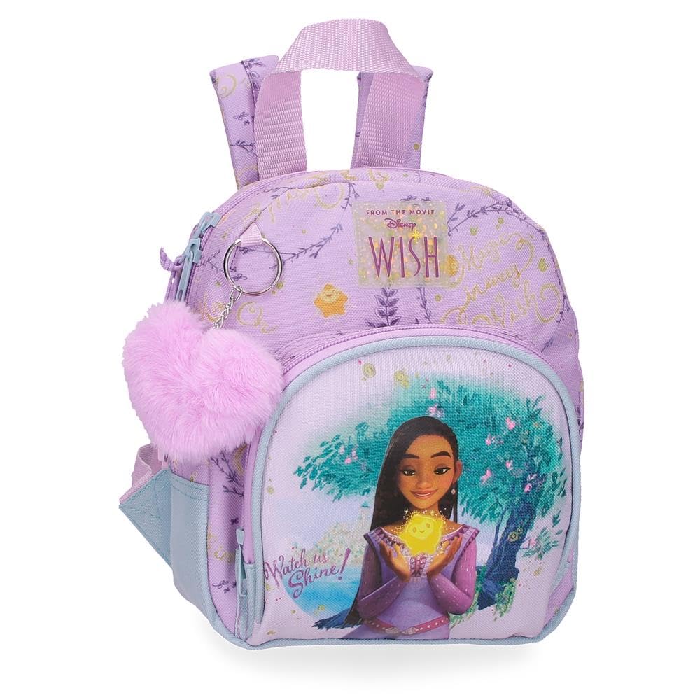 Disney Watch Us Shine Equipaje- Bolsa de Mensajero, Niñas, Rosa