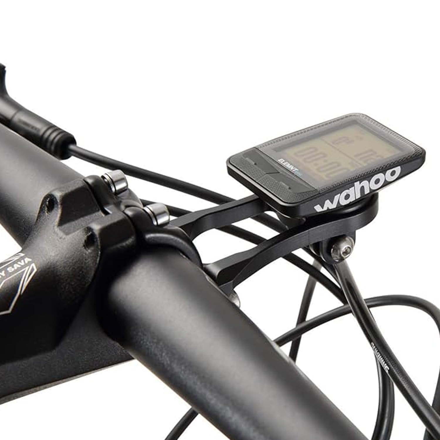 JOYOLA Fahrrad Halterung, Aluminiumlegierung Verstellbare Fahrradcomputer Halterung Rennrad Fahrradhalterung Kit Kompatibel für Edge Elemnt Bryton Cateye (Schwarz)