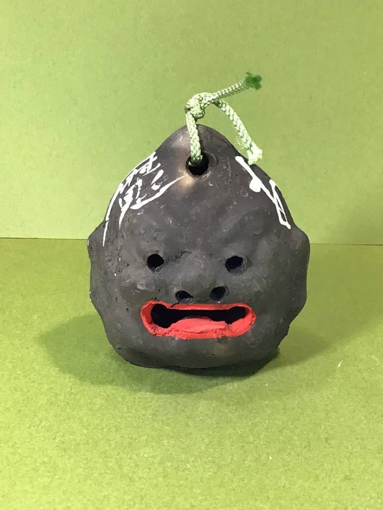 Amazon | 玩具 阿蘇 魔除鈴 鬼 火の神 土鈴 土人形 郷土玩具