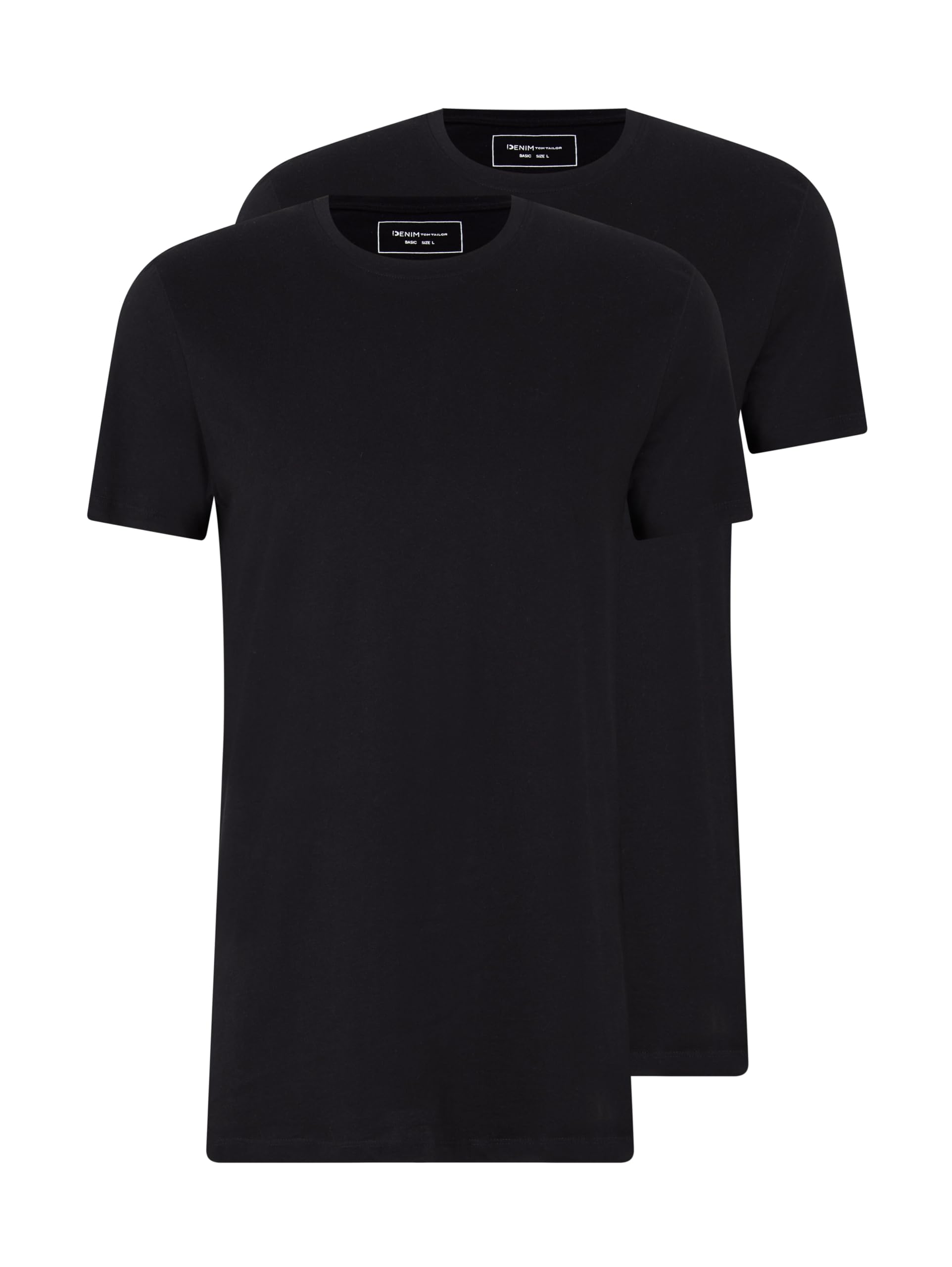 Tom Tailor Denim Men's 1030692 T-Shirt, 29999-Black, XL