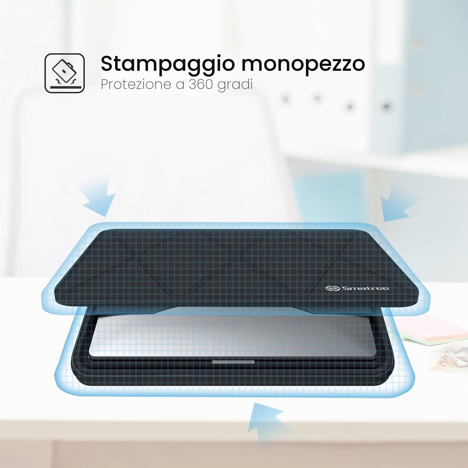 Smatree Custodia Rigida Compatibile con MacBook Pro 16,2 pollici 2023 2021 2019, MacBook Pro da 15,4 pollici 2019/2018, LG gram 16 pollici/LG gram Style 16 pollici, Sottile e Antiurto
