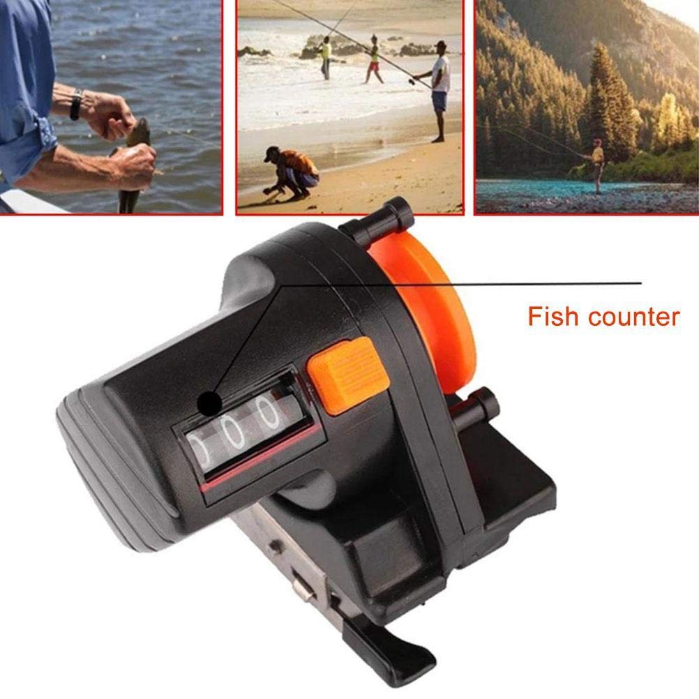 Compteur De Ligne De Pêche Nimomo – 0-999 M, Mécanique, Boîtier ABS, Fixe Sur Canne En 2 Sec – Mesure Bidirectionnelle