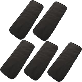 IMIKEYA 5 Peças Almofada Urinária De Carvão De Bambu Inserções De Fraldas Para Viagem Durante A Noite Troca Fraldas De Carvão Almofadas De Xixi Laváveis Fraldas De Xixi De Bebê Macias