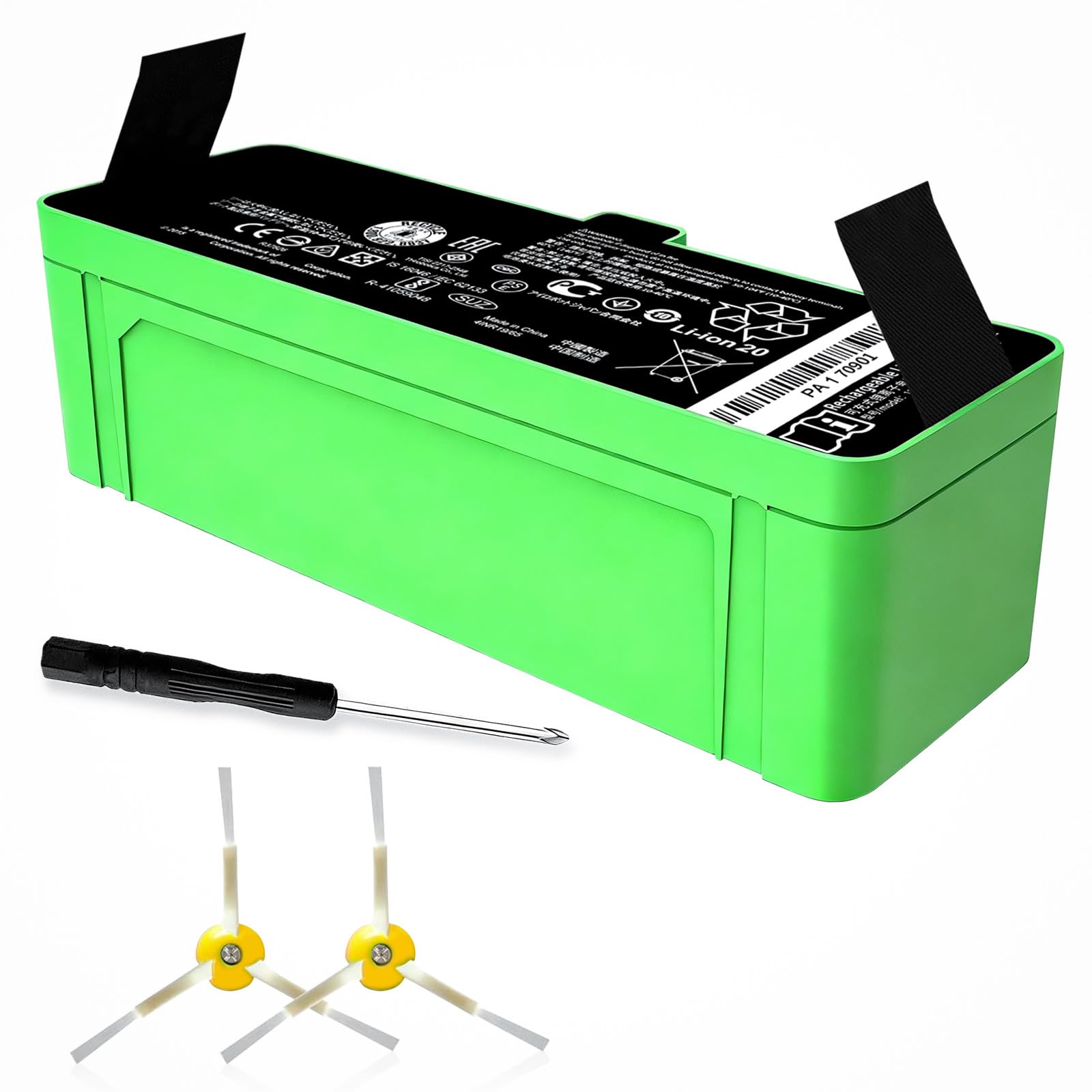 Photo 1 of Lcenerga 4400mAh 1800Li Battery for iRobot Roomba Replacement for Roomba Battery Compatible with Roomba 980 960 895 890 860 695 680 690 675 640 614 500 Series 14.4v