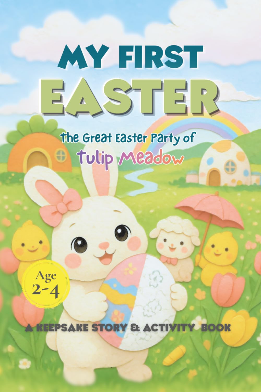 MY FIRST EASTER: Keepsake toddler story and activity book for gift for toddlers 2-4 years