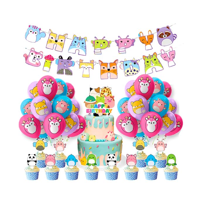 Decoracion Fiesta Cumpleaños Decoracion Tartas Cumpleaños Globos Decoraciones Pancartas Feliz Cumpleaños Decoracion Globos Cumpleaños