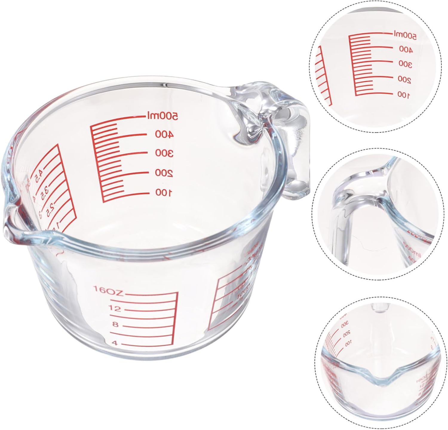 Multi-function Measuring Cup Scale High-temperature Resistant Kitchen Tool for Accurate Liquid Measurements