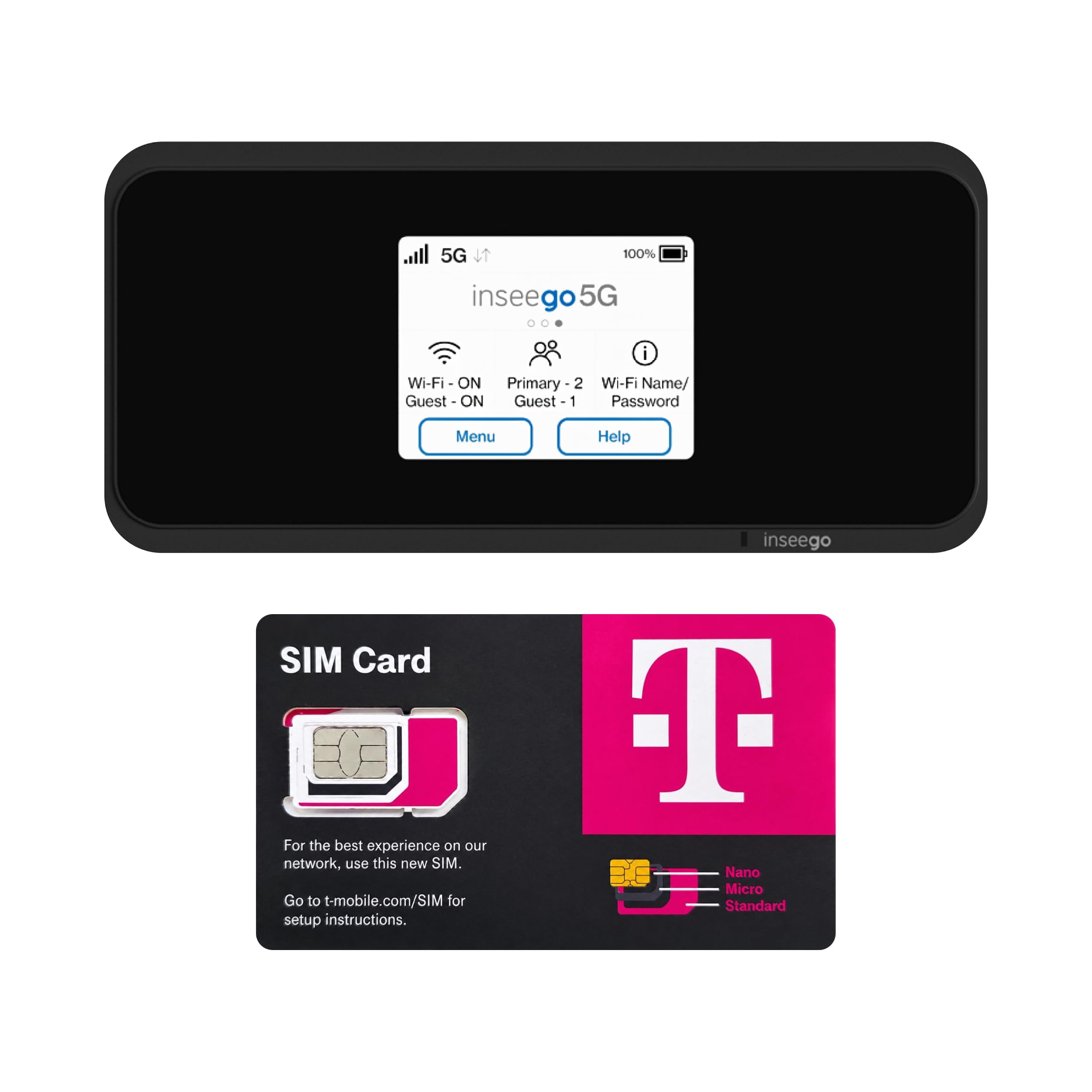 Inseego 5G MiFi M2000 モバイルホットスポット Amazon.com: Inseego 5G MiFi M2000 Mobile Hotspot, T-Mobile