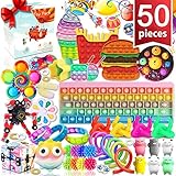 TIK Tok Lager Sensory Fidget Toys Push Bubble Pop Toy Stress Anxiety Relief Toys Set for ADD OCD...