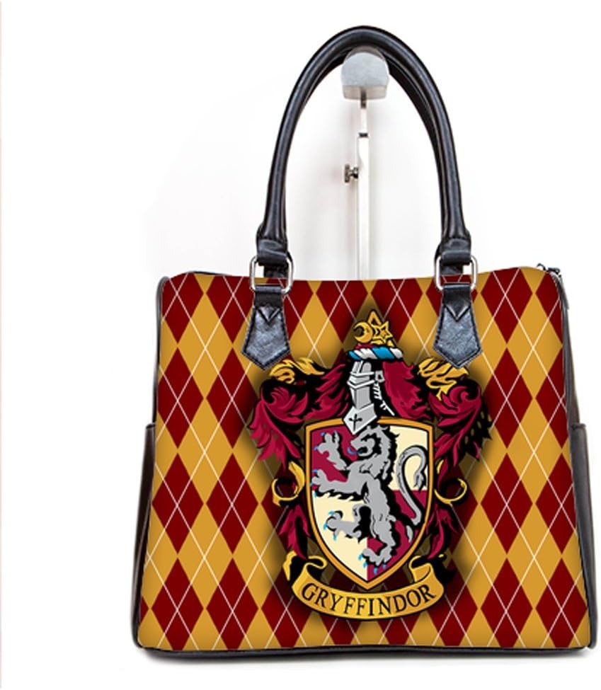 LaHuo Hogwarts School Gryffindor Academy Women Barrel Type Handbag Lady Fashion Tote Top Handle(Twin Sides)