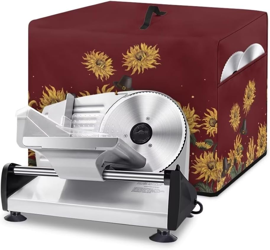 Horeset Retro Sunflower Meat Slicer Cover Commercial Food