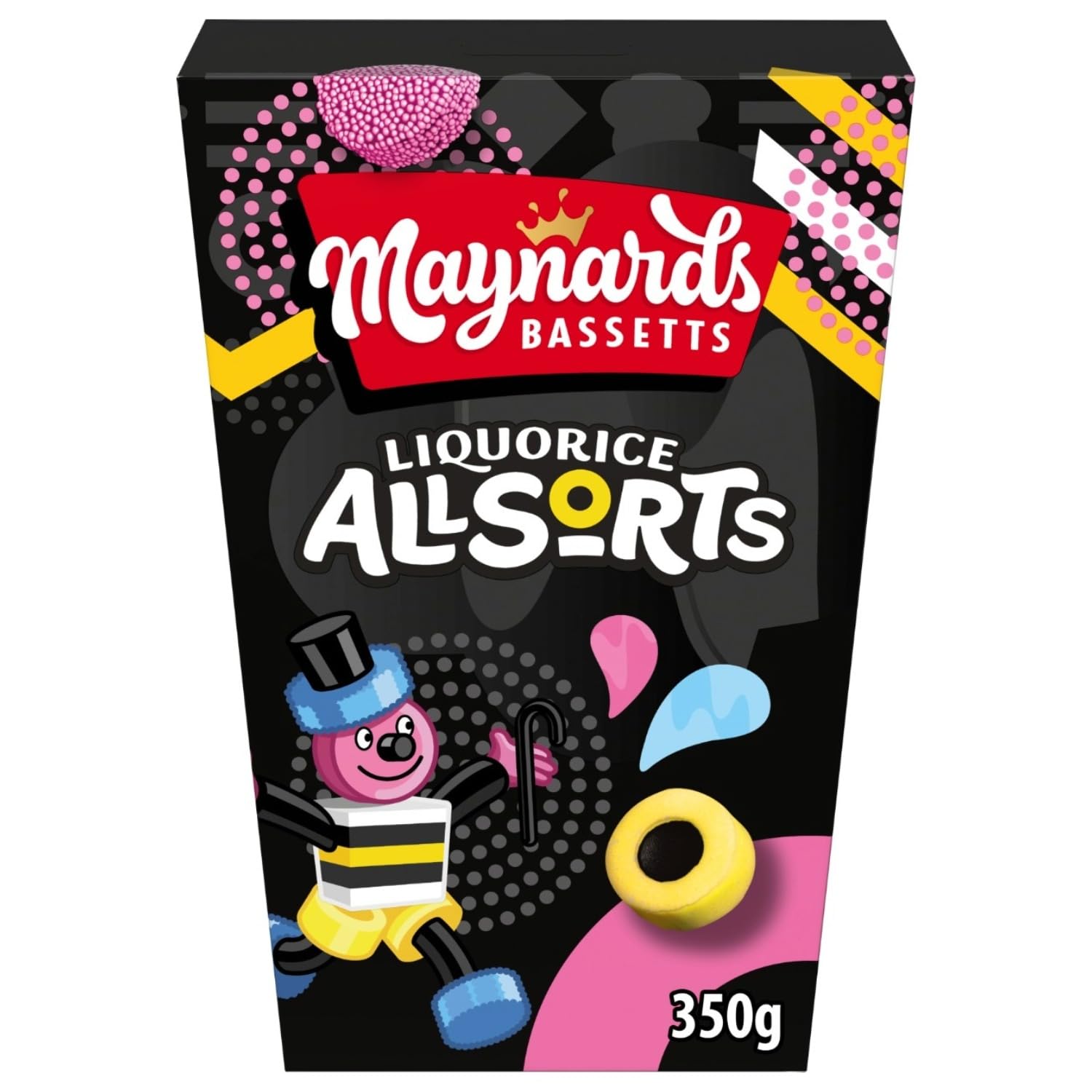 Maynards Bassetts Allsort Liquorice Sweets Gift Box, Assorted Liquorice Candies, Perfect for Sharing or Gifting, 350 g (Pack of 1)