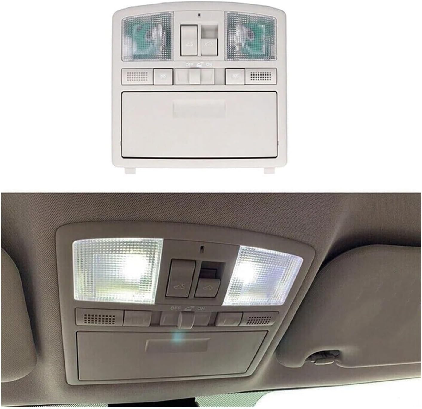 Car Interior Dome Lamp for Mazda 3 2006-2011 6 2004-2009 GS4C-69-970B-75 Car Overhead Console Dome Map Light Sunroof Switch